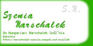 szenia marschalek business card